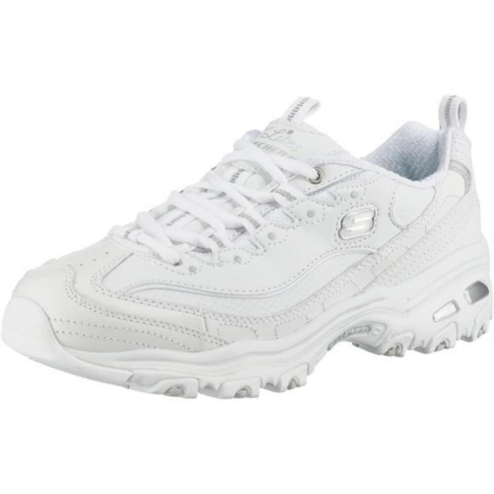 Skechers D'Lites Fresh Start Sneakers Women Memory Foam Lace Up Comfort Shoe